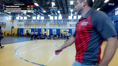 157 Gold Round 5 - Malik Bouralham, Bartram Trail H.S. vs Jake Kriegsman, Satellite
