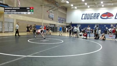 132-140 lbs Round 5 - Adonijah Stanton, Salem Elite Mat Club vs Sammy Lopez, Aloha