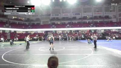 138 lbs Semifinal - Draken Miller, Meridian vs Darius Case, Meridian