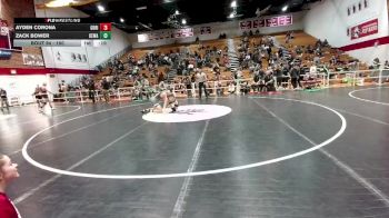 150 lbs Cons. Round 1 - Zack Bower, Kelly Walsh vs Ayden Corona, Green River