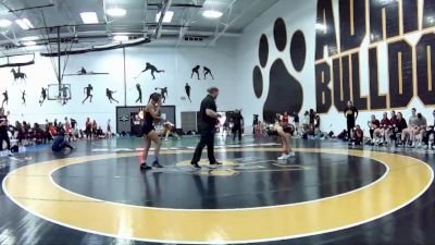 110 lbs Round 2 (16 Team) - Angelina Hargate, Gannon University vs Gabriele Tedesco, McKendree University