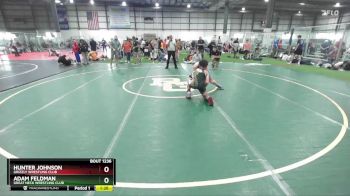 138 lbs Cons. Semi - Hunter Johnson, Grizzly Wrestling Club vs Adam Feldman, Great Neck Wrestling Club