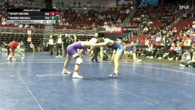 3A-150 lbs Cons. Round 3 - Marek Kelsall, Pleasant Valley vs Wyatt Heying, Spencer