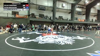 113 lbs Cons. Rd Of 32 - Collin Christman, Coulee Dam Wrestling Club vs Jacob Ringlbauer, UP OUTLAW WC