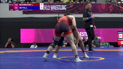 59 kg Round 1 - Abby Nette, USA vs Laurence Beauregard, CAN