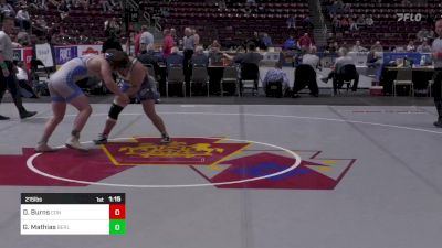 215 lbs Round Of 16 - Dante Burns, Conwell-Egan vs Grant Mathias, Berlin Brothersvalley