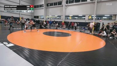 145 lbs Semifinal - David Kappauf, Farmingville vs Nathan Yoder, Upper Black Eddy