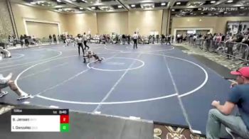 58 lbs Semifinal - Brex Jensen, Delta WC vs Israel Gonzalez, Cyclones Wrestling