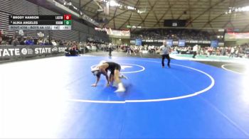 Boys 4A 132 lbs Cons. Round 5 - Alika Angeles, Kentridge vs Brody Hanson, Lake Stevens