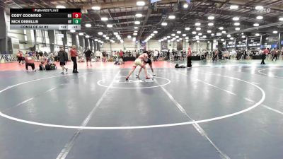 152 lbs Consi Of 64 #2 - Cody Coonrod, MA vs Nick Debellis, NY