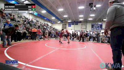 117 lbs Rr Rnd 4 - Zoe Parish, Wagoner Takedown Club vs Elizabeth Parr, Blackwell Wrestling Club