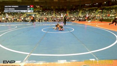 72 lbs Final - Sofia Munoz, California Grapplers vs Anabel Chavez, The Valley WC