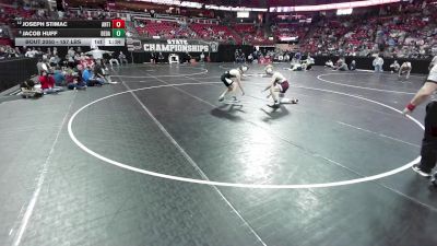 157 lbs Champ. Rd Of 16 - Jacob Huff, Delavan-Darien vs Joseph Stimac, Antigo