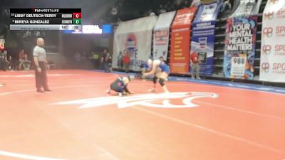 125 Class 1 lbs Cons. Round 2 - Libby Deutsch-terry, Hillsboro vs Mireya Gonzalez, Lexington