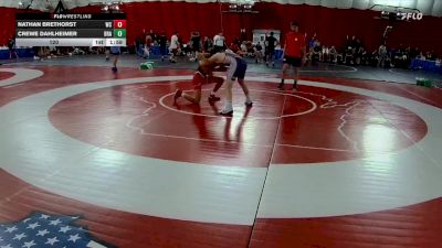120 lbs Semis & Wb (16 Team) - Crewe Dahlheimer, Brainerd vs Nathan Brethorst, WCAABE Knights