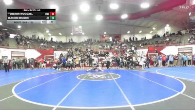 132 lbs Cons. Round 2 - Joston Woodall, North Wrestling Organization vs JaRhon Nelson, Zionsville