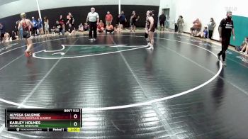 115 lbs Semifinal - Alyssa Salemie, Terminator Wrestling Academy vs Karley Holmes, Silver Lake Wrestling