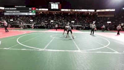 140 lbs Cons. Round 4 - Ryan Barker, NAN vs Nathan Mccall, LAC3