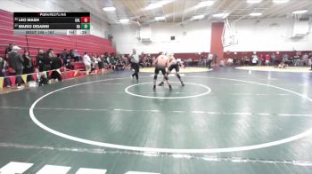 167 lbs Cons. Round 3 - Mario DeIanni, Napa vs Leo Mash, California