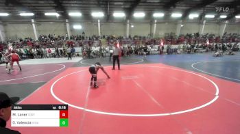 66 lbs Consi Of 8 #2 - Marrius Laner, Cortez WC vs Deacon Valencia, Stout Wr Ac