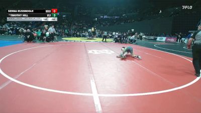 6A Boys 106 lbs Cons. Round 5 - Timothy Hill, West Linn Boys vs Senna Russnogle, Mountainside Boys