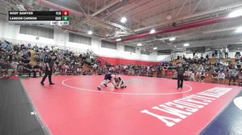 138 lbs Consi Of 8 #2 - Kody Sawyer, Plymouth vs Landon Carson, Souhegan