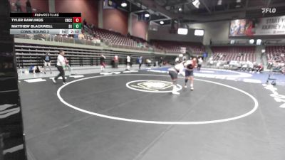 285 lbs Cons. Round 3 - Tyler Rawlings, Colorado Northwestern Community College vs Matthew Blackwell, Snow College
