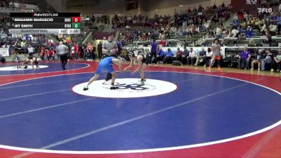 6A 132 lbs Quarterfinal - Benjamin Marascio, BENTONVILLE HIGH SCHOOL vs Jet Smith, Bryant High School