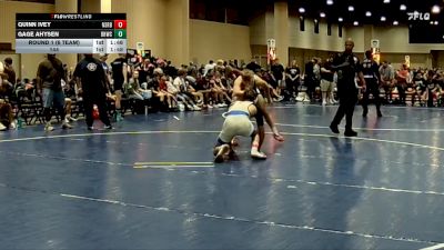 144 lbs Round 1 (6 Team) - Quinn Ivey, North Shelby Regulators Blue vs Gage Ahysen, VSUS Athletics RTC