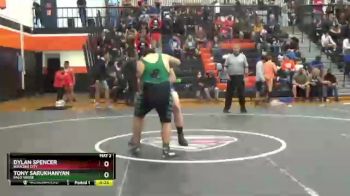 285 lbs Cons. Round 4 - Dylan Spencer, Boulder City vs Tony Sarukhanyan, Palo Verde