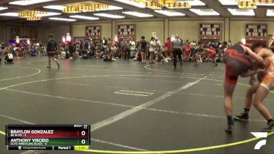 130 lbs Round 4 (6 Team) - Braylon Gonzalez, BK ELITE vs ANTHONY VISCIDO, Elite Wrestling Black