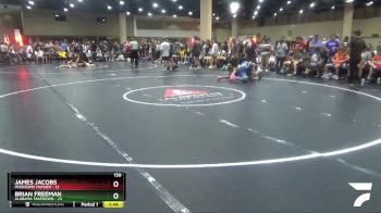 150 lbs Round 1 (6 Team) - Brian Freeman, Alabama Takedown vs James Jacobs, Mississippi Mayhem