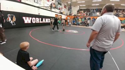 84 lbs Semifinal - Santiago Piplica, Riverton Middle School vs Bridger Jacobs, Lander Middle School