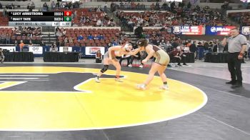G - 155 lbs 1st Place Match - Lucy Armstrong, Conrad (Girls) vs Macy Tate, Baker (Girls)