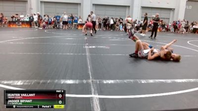 90 lbs Cons. Round 1 - Hunter Vaillant, Troup County vs Jagger Bryant, F-5 Grappling