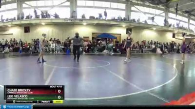 97 lbs Champ. Round 2 - Leo Velasco, Highland Wrestling Club vs Chase Brickey, Carroll Wrestling Club