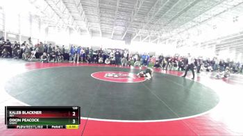 120 lbs Champ. Round 3 - Kaleb Blackner, Roy vs Dixon Peacock, Emery