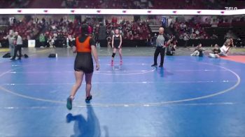 155 lbs Champ. Round 2 - Aubree Anderson, Vallivue vs Gracie Howard, Meadows Valley