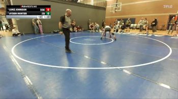 144 lbs Semifinal - Luke Johnson, FCA Idaho Gold Wrestling Club vs Ayden Hunter, 208 Spartan WC