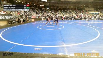110 lbs Consi Of 8 #1 - Kayden Walker, Tulsa Blue T Panthers vs Bodie Franklin, Keystone Wrestling Club