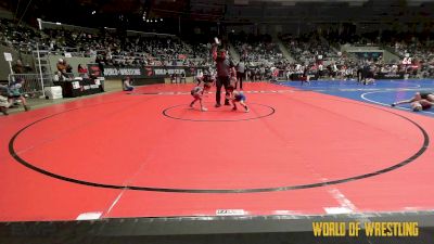 40 lbs Consi Of 4 - Olive Yang-Elson, Summit Wrestling Academy vs Kase Zappone, Barnsdall Youth Wrestling