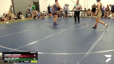 130 lbs Round 6 (8 Team) - Miller Menteer, Triumph Trained vs Andrew Messner, U2 Upstate Uprising Blue