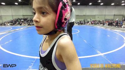 43 lbs Rr Rnd 4 - Harley Howell, Powerhouse Gold 9U vs Faith Lopez, POWA 9U
