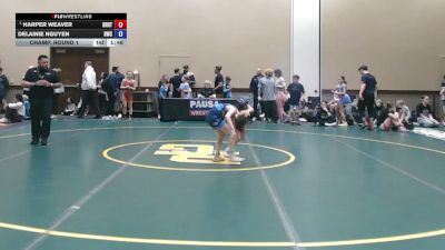 64 lbs Champ. Round 1 - Harper Weaver, Dragon RTC vs Delainie Nguyen, Headhunters Wrestling Club