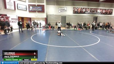 48 lbs Quarterfinal - Leo Orquiz, Bonneville Youth vs Mack Theobald, Elite Wrestling