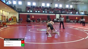 157 lbs Consolation - Cael Carson, Minnesota vs Justin Phillips, Virginia