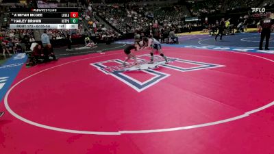 G105-5A Cons. Round 1 - A`miyah McGee, Loveland Girls vs Hailey Brown, Vista Peak Girls