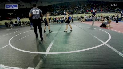 90 lbs Consi Of 8 #1 - Lincoln Mosby, Wyandotte Youth Wrestling vs Gage Taylor, Broken Bow Youth Wrestling