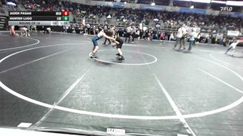 100 lbs Round Of 16 - Jaden Pagan, Mighty Warrior Wr Ac vs Hunter Lugo, Liberty Warrior Wrestling