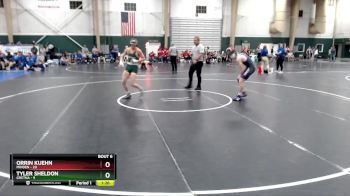 150 lbs Round 1 (16 Team) - Orrin Kuehn, Minden vs Tyler Sheldon, Gretna